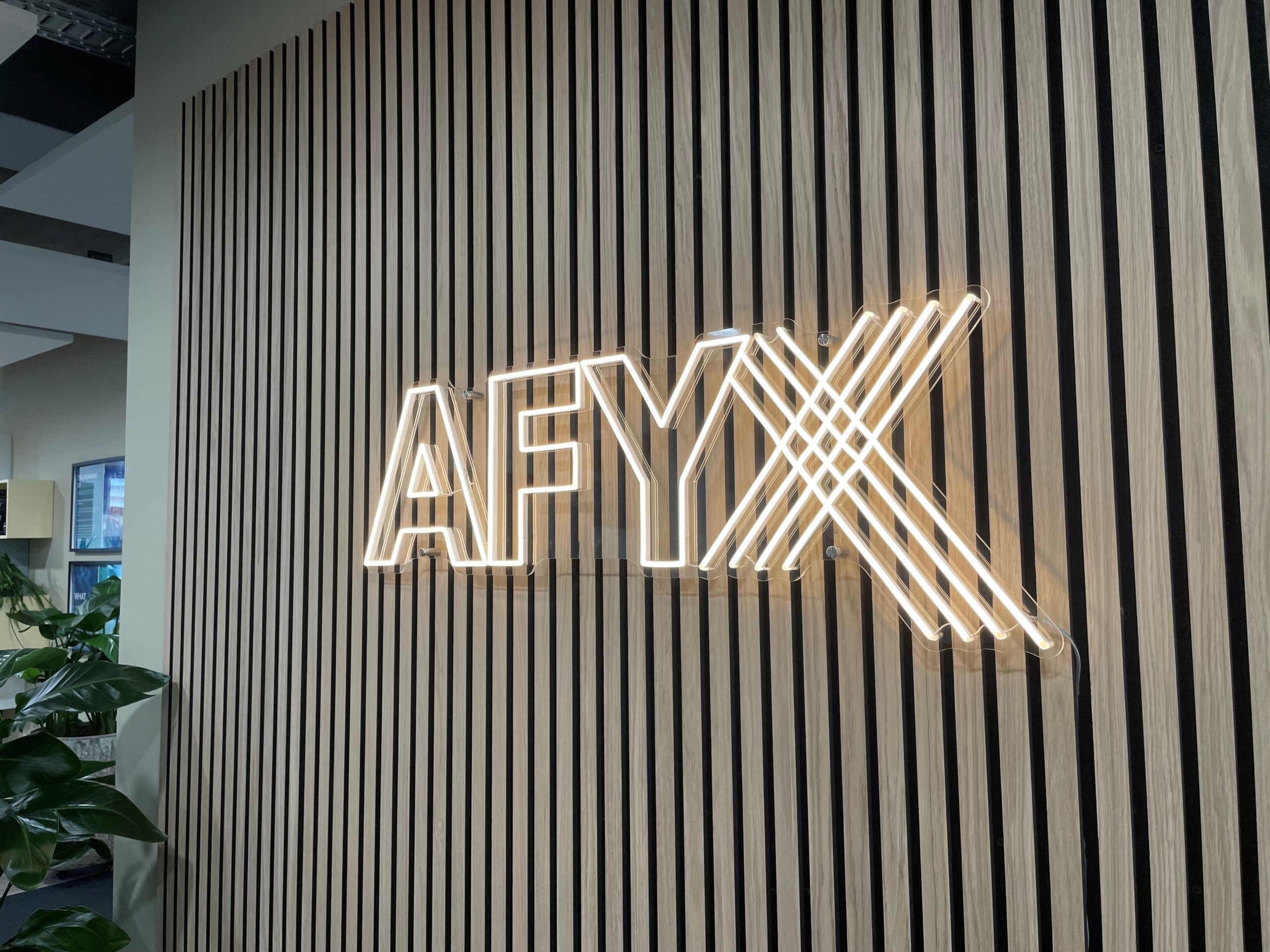 AFYX sign at the company's office