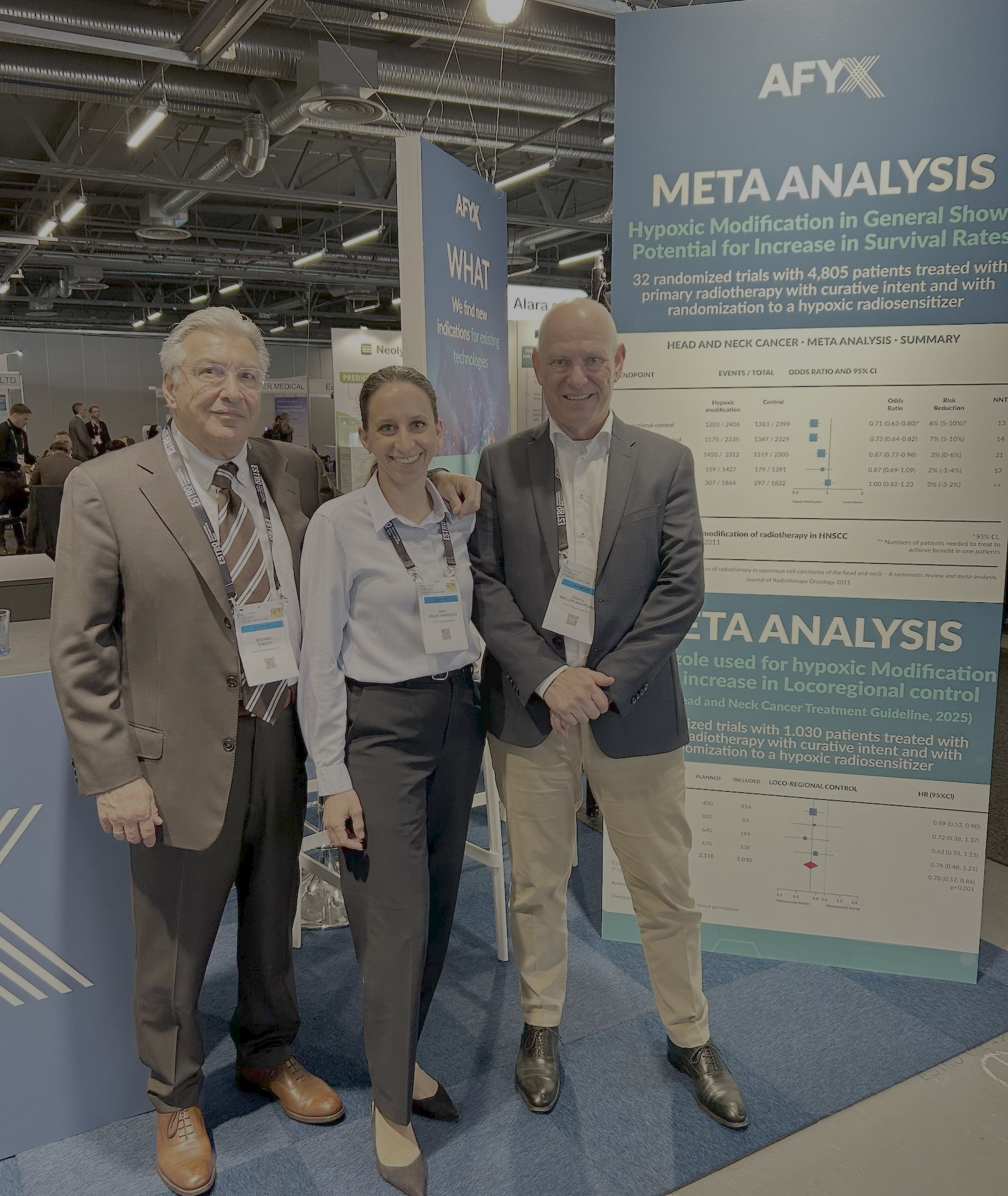 AFYX team at a scientific conference